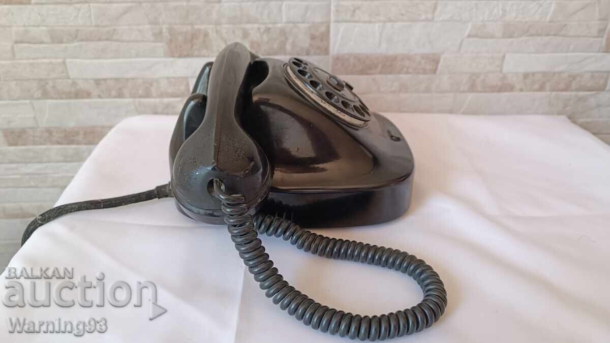 Auction Old Bulgarian Phone - RESPROM TA-42 - 1963 Auction Old Bulgarian Phone - RESPROM TA-42 - 1963