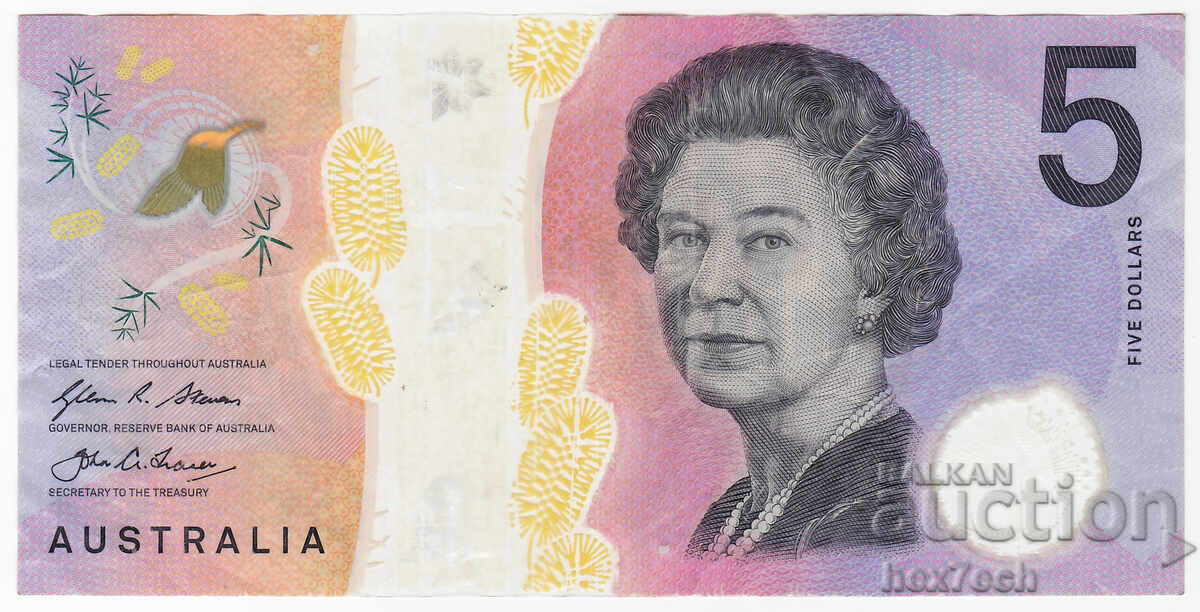 ❤️ ⭐ Australia 2016 5 dolari polimer ⭐ ❤️ cu preț 9.99 BGN | € 5.11