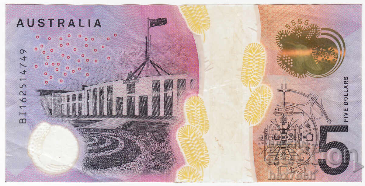 Аукцион ❤️ ⭐ Австралия 2016 5 долара полимер ⭐ ❤️ Аукцион ❤️ ⭐ Австралия 2016 5 долара полимер ⭐ ❤️
