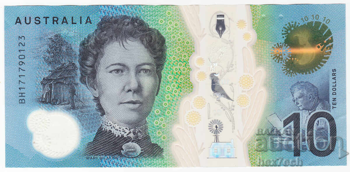 Аукцион ❤️ ⭐ Австралия 2017 10 долара полимер ⭐ ❤️