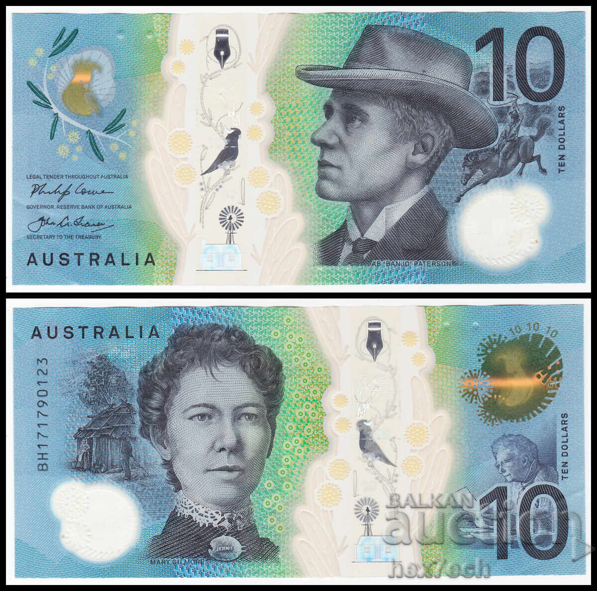 ❤️ ⭐ Австралия 2017 10 долара полимер ⭐ ❤️