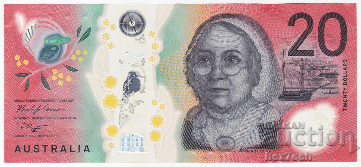 ❤️ ⭐ Australia 2019 20 Dollar Polymer ⭐ ❤️ with price 39.99 BGN | € 20.45 ❤️ ⭐ Australia 2019 20 Dollar Polymer ⭐ ❤️ with price 39.99 BGN | € 20.45