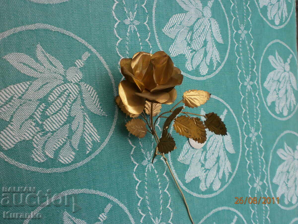 Auction Rare bronze rose Auction Rare bronze rose