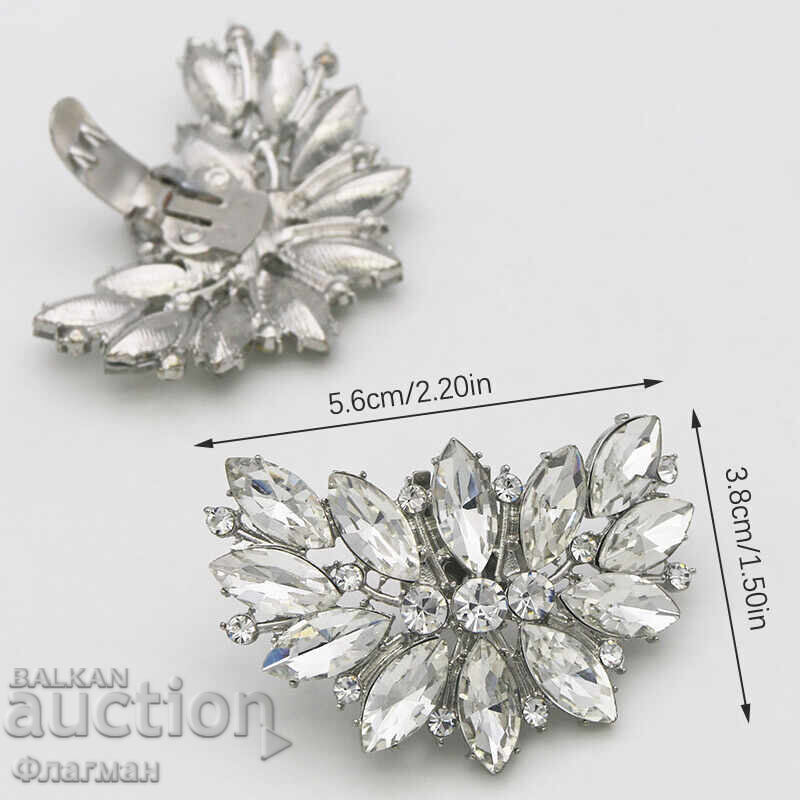 Crystal embellishments for women's shoes / 8 with price € 20.00 | 39.12 BGN