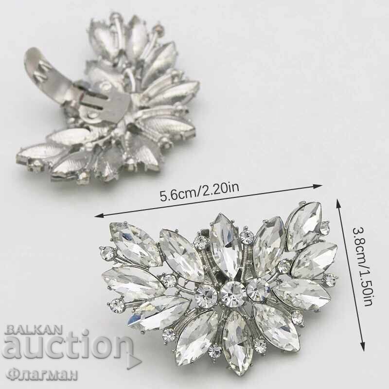 Crystal embellishments for women's shoes / 8 - 6