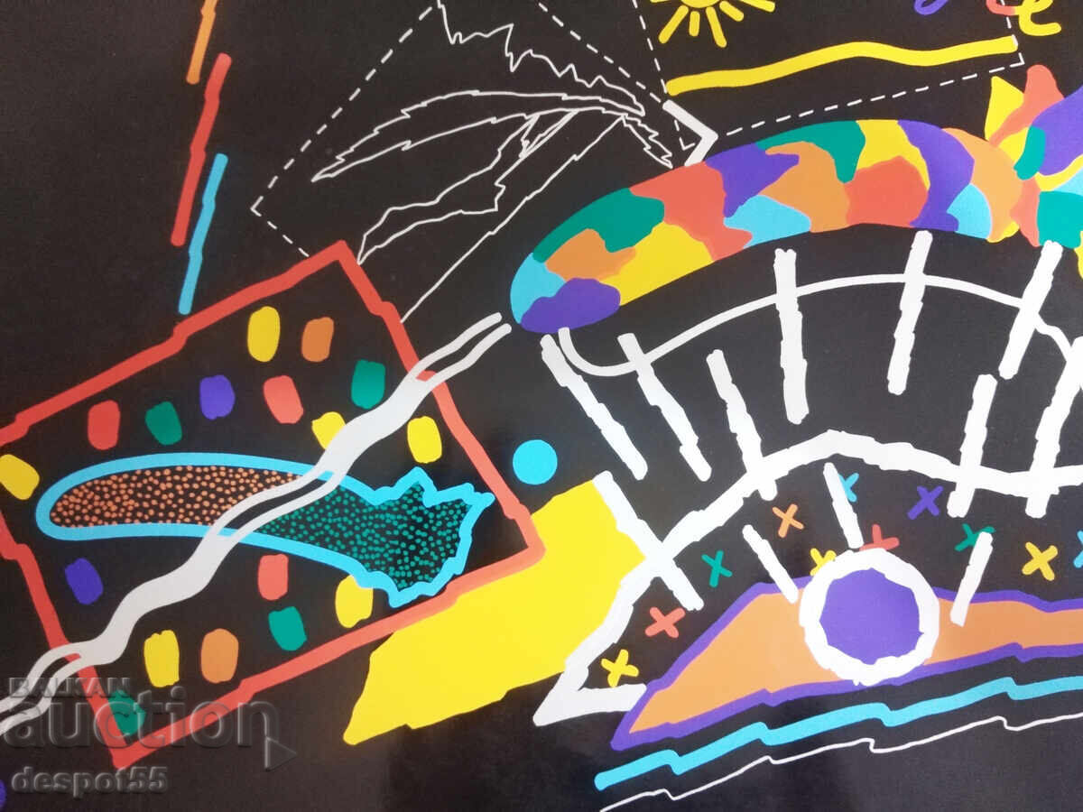 Delivery of Italy. Bruno Donzelli. PopArt - Serigraphy.