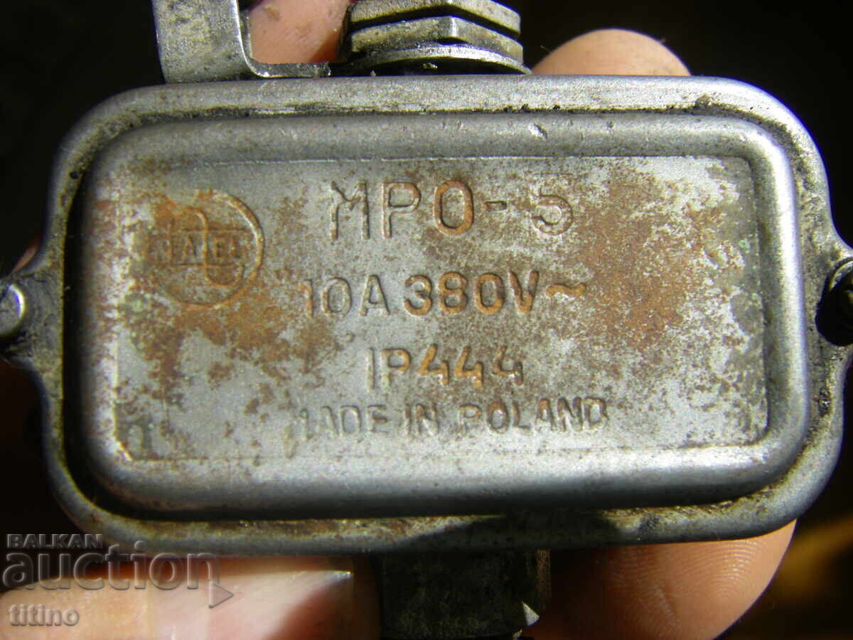 Πολωνικοί αδιάβροχοι τερματικοί διακόπτες MPO-5, 380V/10A - 7