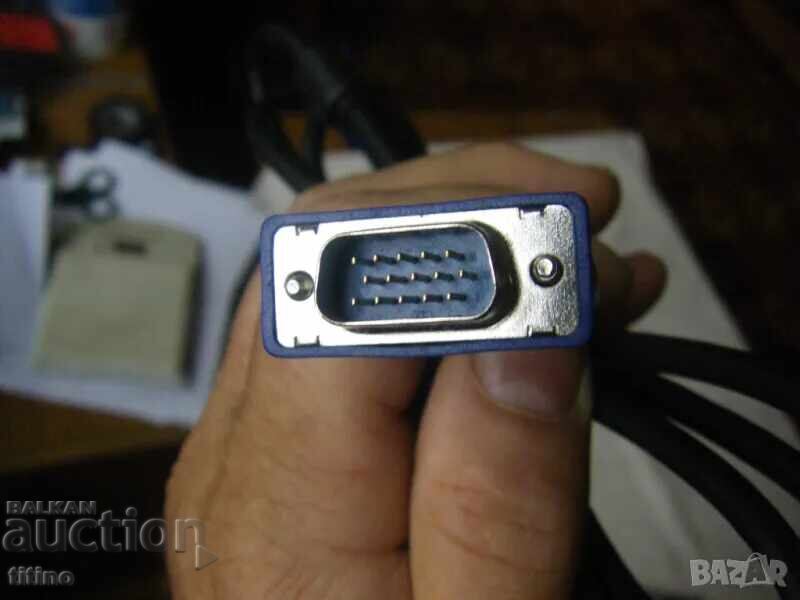 Доставка на Нови VGA кабели за монитор - 2 броя
