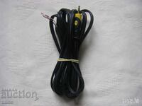 Cablu audio gros cu jack stereo 3.5mm negru - 3 metri