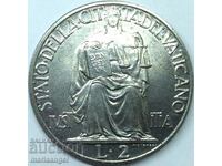 Ватикан 2 лири 1942 Ватикана
