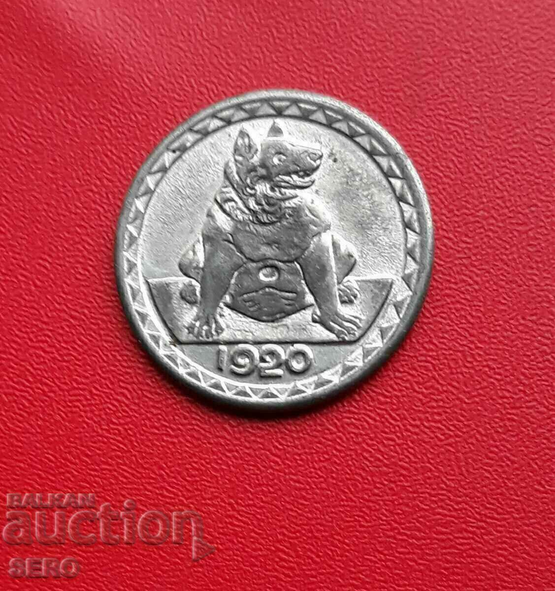 Germany-S.Rhine-Westphalia-Aachen-25 pfennig 1920-ext. preserved with price 8.00 BGN | € 4.09 Germany-S.Rhine-Westphalia-Aachen-25 pfennig 1920-ext. preserved with price 8.00 BGN | € 4.09