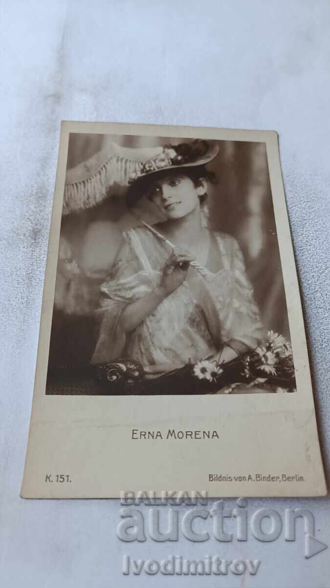 Postcard Erna Morena Postcard Erna Morena