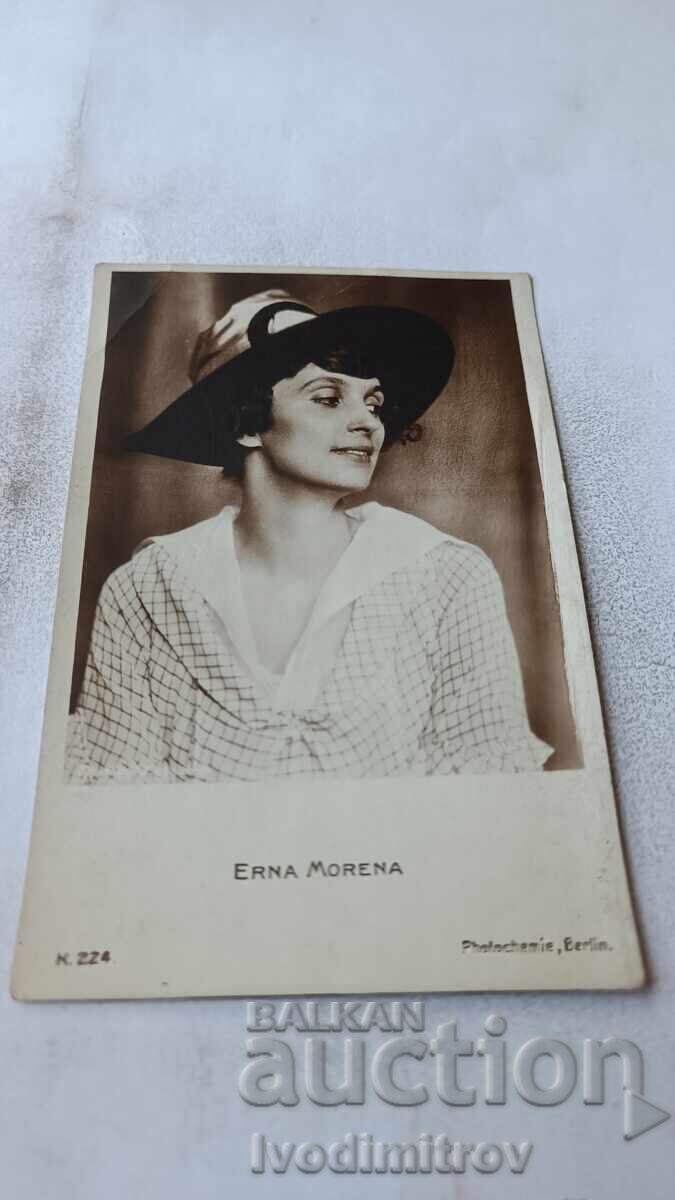 Postcard Erna Morena Postcard Erna Morena