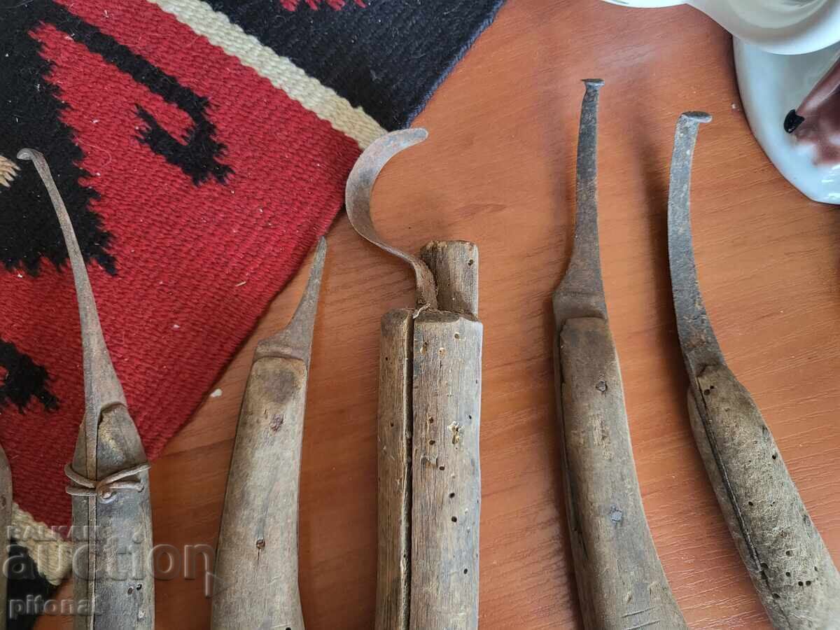 Δημοπρασία Παρτίδα σφυρηλατημένα εργαλεία για σκάλισμα κουταλιών, γαβάθες Δημοπρασία Παρτίδα σφυρηλατημένα εργαλεία για σκάλισμα κουταλιών, γαβάθες