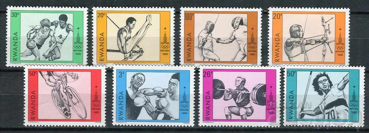 Rwanda 1980. MnH - Sport, Olympic Games Rwanda 1980. MnH - Sport, Olympic Games