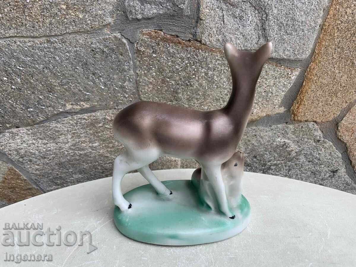 Porcelain Figure Figurine from the Social Era, Marked - Bulgaria with price 75.00 BGN | € 38.35