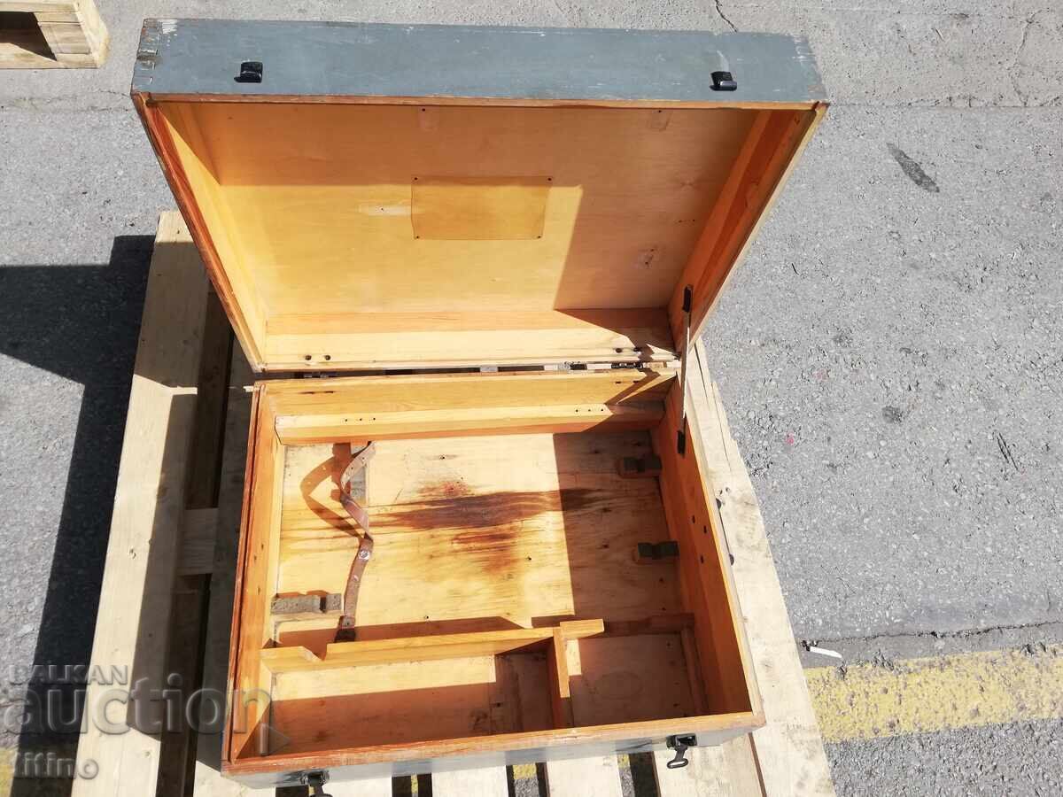 Auction  Wooden Military Chest 1