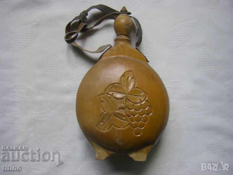 Old wooden flask from the 80s with price 50.00 BGN | € 25.56