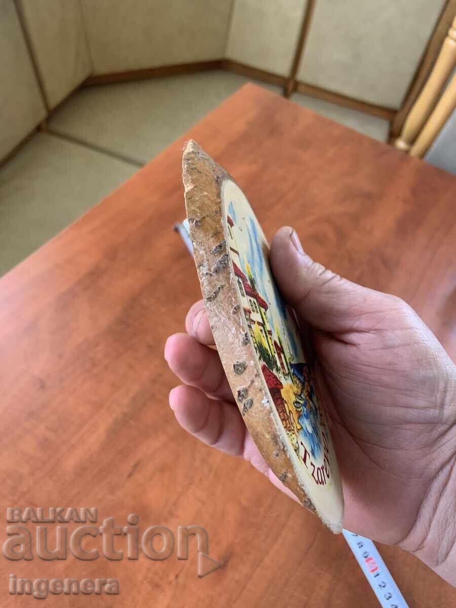 PANEL WOOD DRAWING PYROGRAPH TSAR-TROYAN - 6