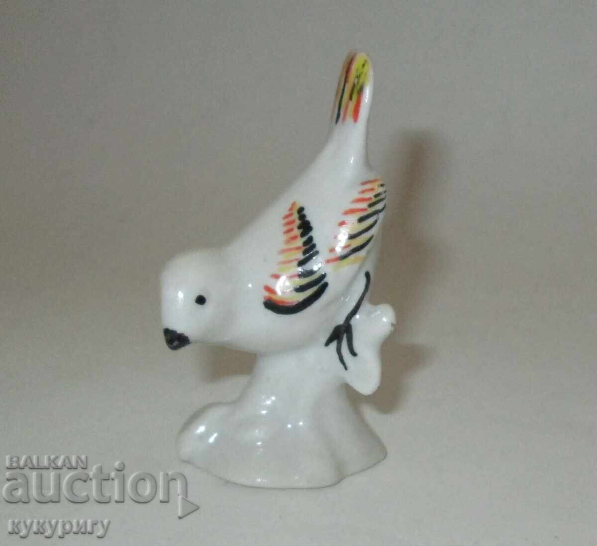 Стара Соц НРБ малка порцеланова статуетка фигура птичка - 7 Стара Соц НРБ малка порцеланова статуетка фигура птичка - 7