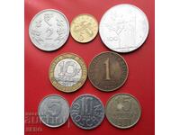 Mixed lot of 8 coins