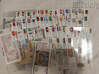 100 pieces UNC banknotes from 49 countries