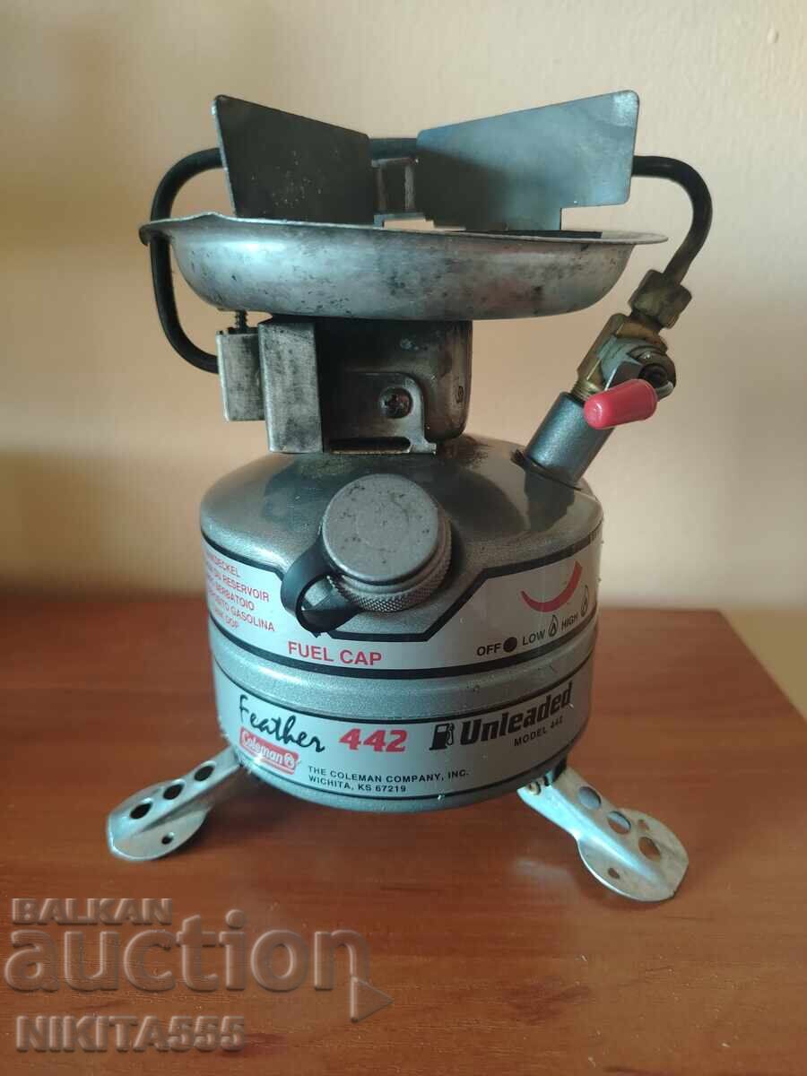 Gas stove, Primus, for camping Coleman Feather 442