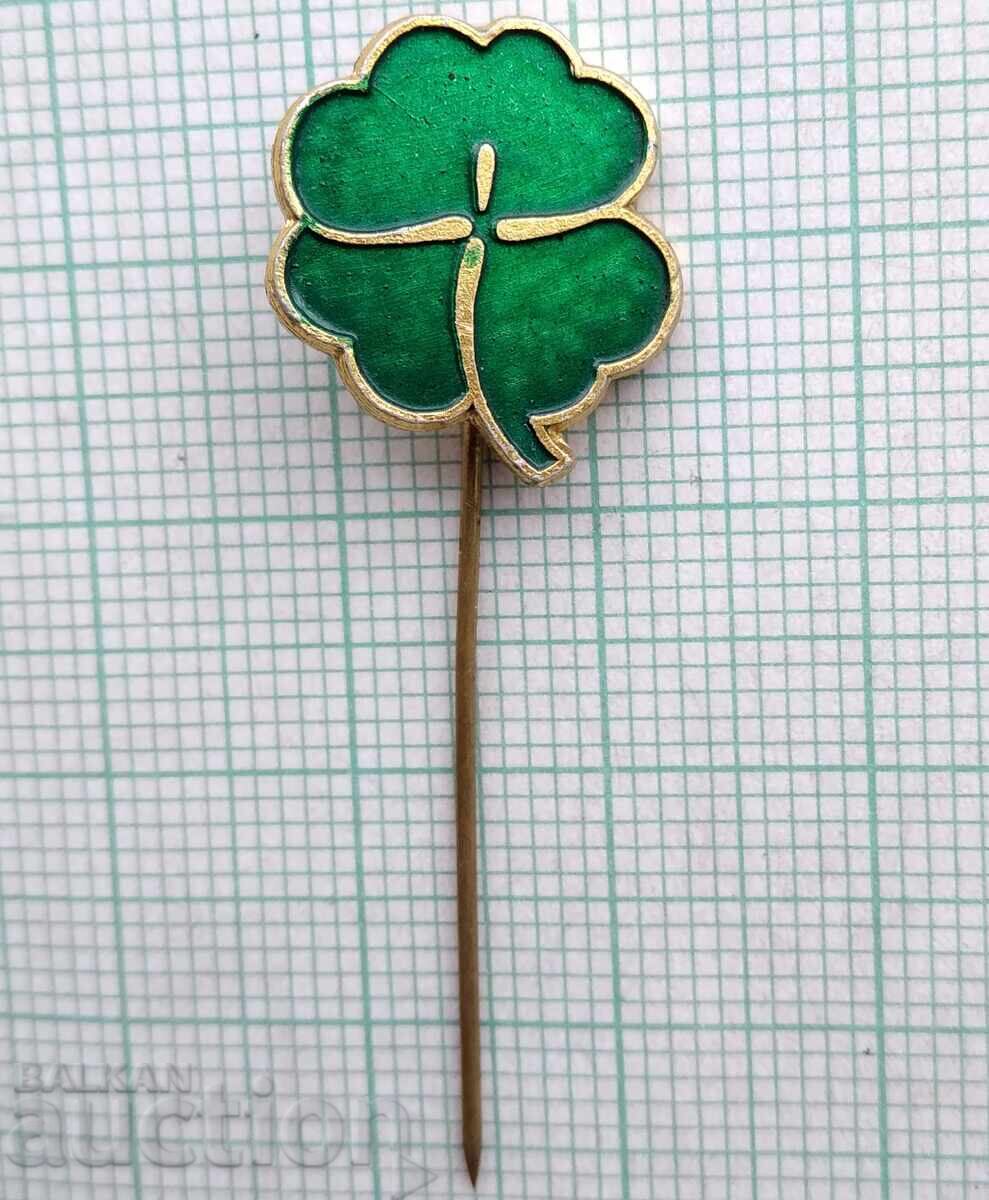 19226 Badge - Four-leaf clover with price 2.00 BGN | € 1.02