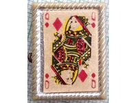 19229 Insigna - carte - Damă de caro