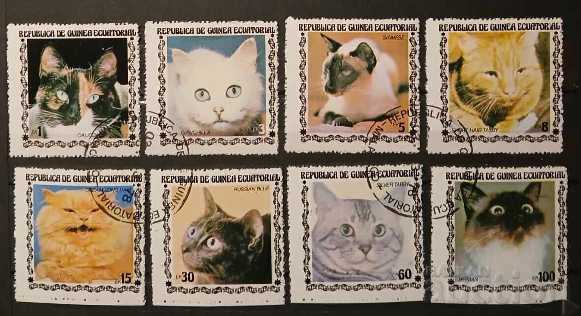 Екваториална Гвинея 1979 Фауна/Котки Екваториална Гвинея 1979 Фауна/Котки