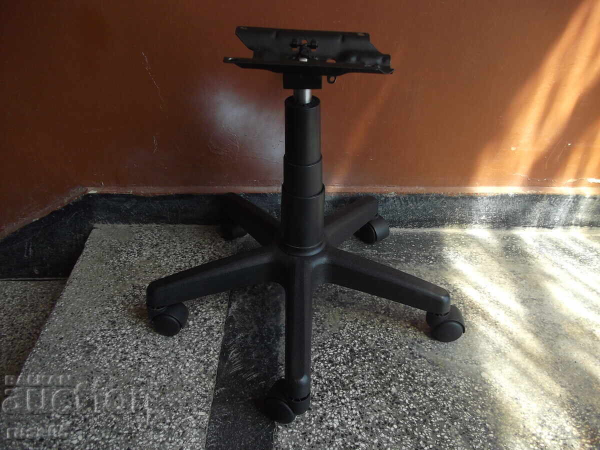 Swivel base with wheels, shock absorber and mechanism for office chair -5 with price 25.00 BGN | € 12.78