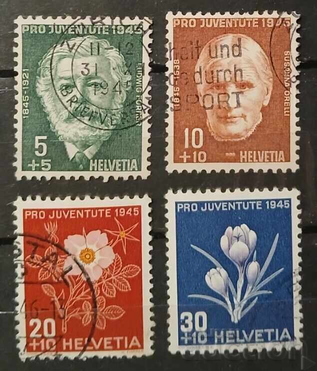 Elveția 1945 Personalități/Floră/Flori Elveția 1945 Personalități/Floră/Flori