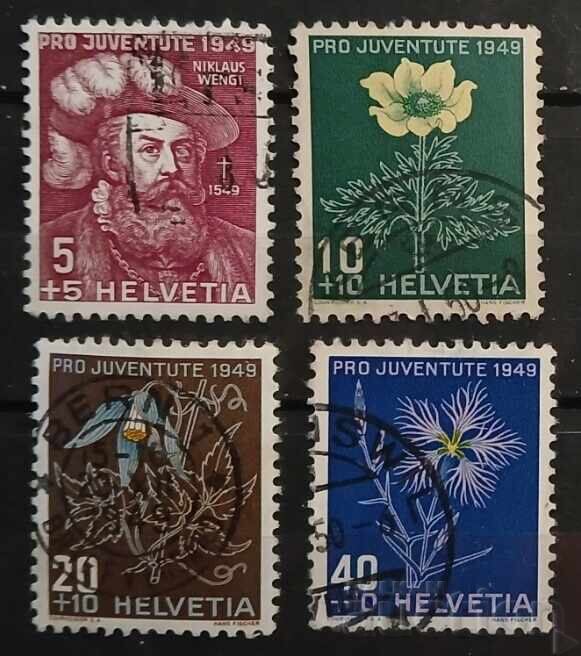 Elveția 1949 Personalități/Floră/Flori Elveția 1949 Personalități/Floră/Flori