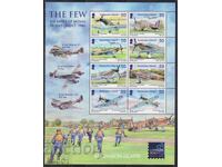 Mărci curate în coli Aviație Avioane 2010 Insula Ascension