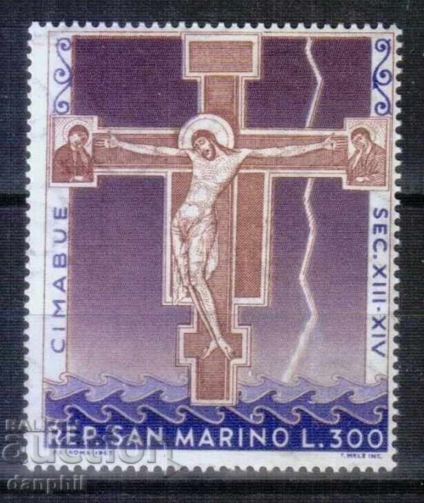 Сан Марино 1967 "Разпятие", чиста серия /c Сан Марино 1967 "Разпятие", чиста серия /c