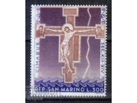 San Marino 1967 "Răstignirea", serie curată /c