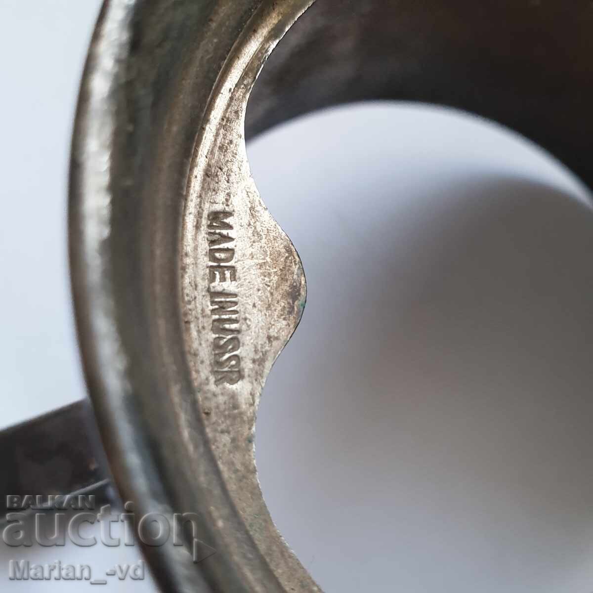 Podlozhki za chashi με σχέδιο πιγκουίνου, ΕΣΣΔ, ασημένια - 6