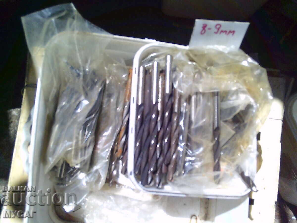 Delivery of UNUSED OLD DRILL BITS 1990s BULGARIAN from 1 to 10 mm