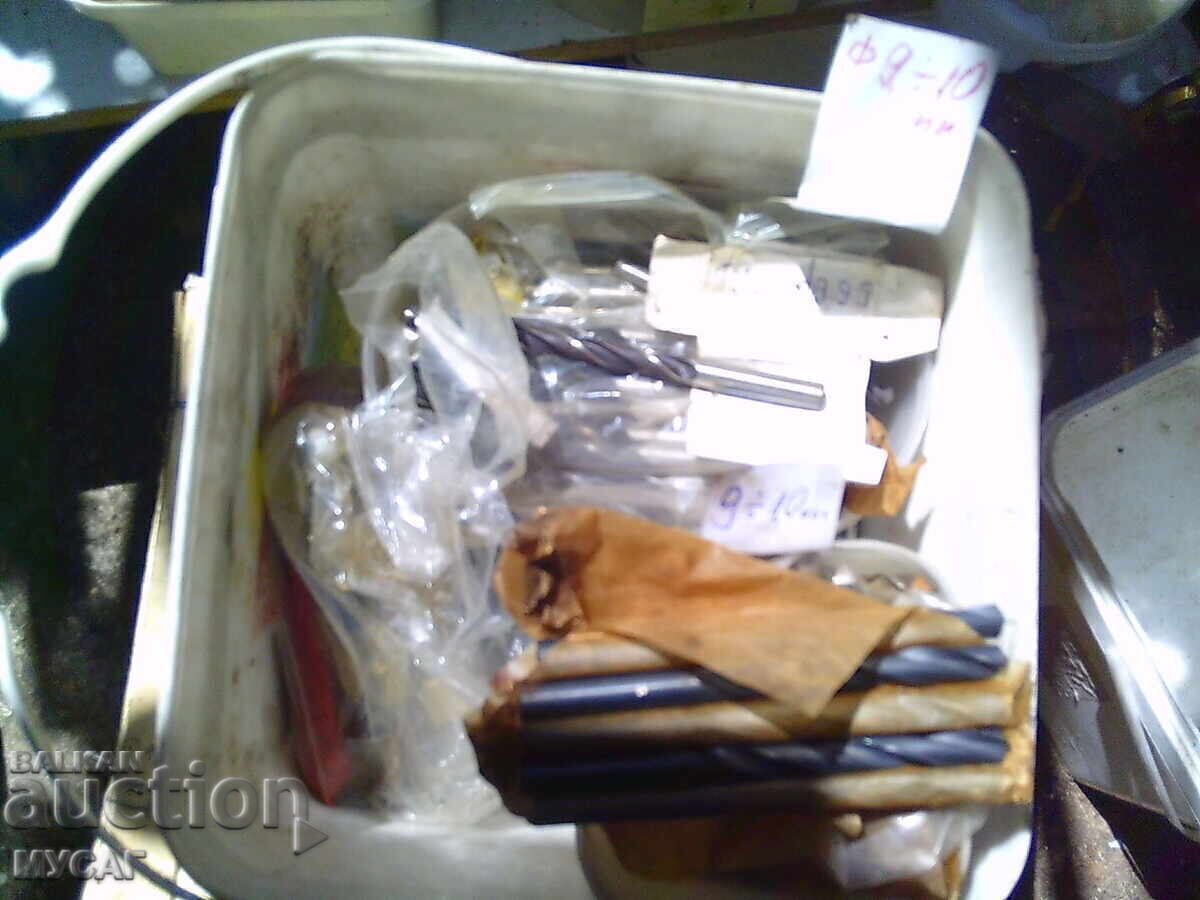 UNUSED OLD DRILL BITS 1990s BULGARIAN from 1 to 10 mm - 6