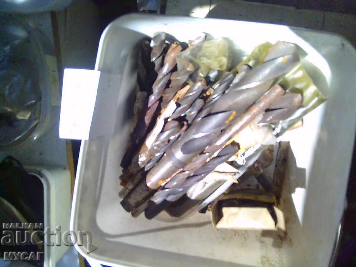 UNUSED OLD DRILL BITS 1990s BULGARIAN from 1 to 10 mm - 7