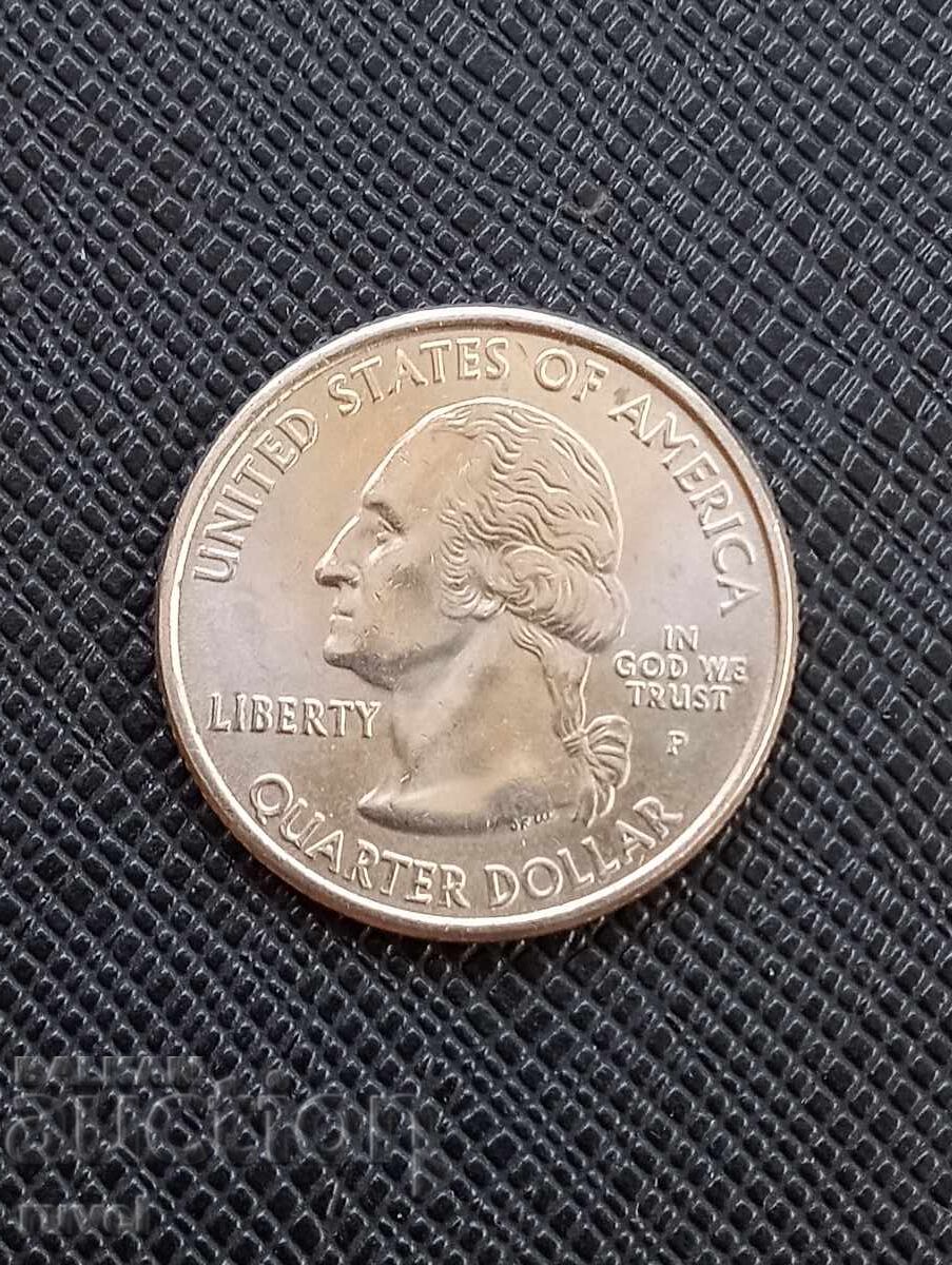 Τρίμηνο Δολάριο ΗΠΑ 2001 με τιμή 1.00 BGN | € 0.51