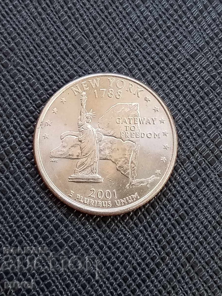 Τρίμηνο Δολάριο ΗΠΑ 2001