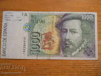 1000 Pesetas 1992 - Spain ( VF )