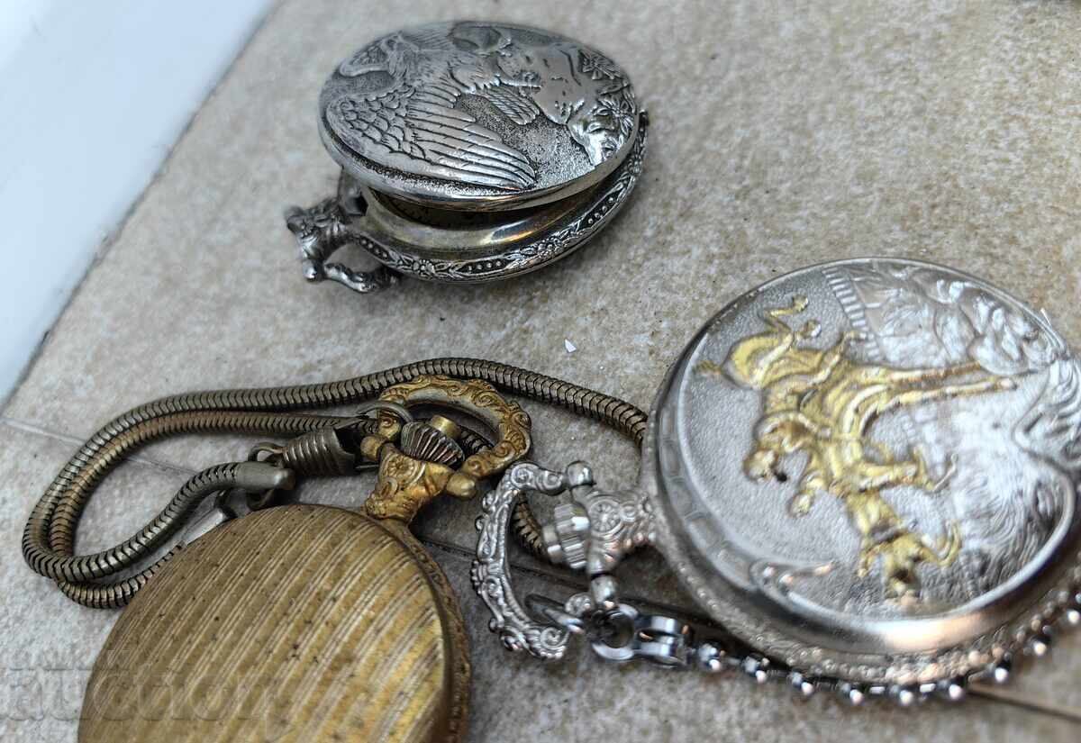 LOT CEASURI DE BUZUNAR CU CUARȚ CEAS DE BUZUNAR - 5 LOT CEASURI DE BUZUNAR CU CUARȚ CEAS DE BUZUNAR - 5