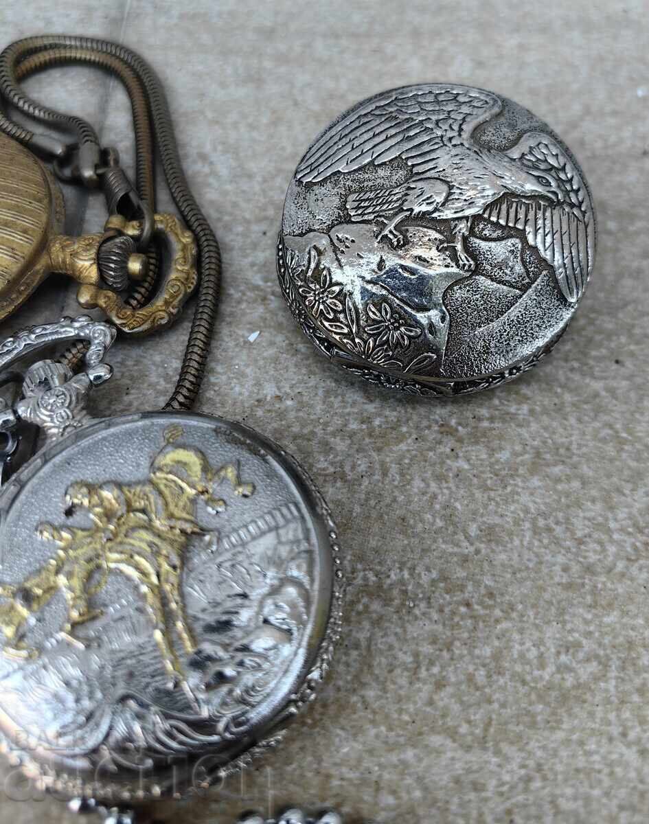 LOT CEASURI DE BUZUNAR CU CUARȚ CEAS DE BUZUNAR - 6 LOT CEASURI DE BUZUNAR CU CUARȚ CEAS DE BUZUNAR - 6