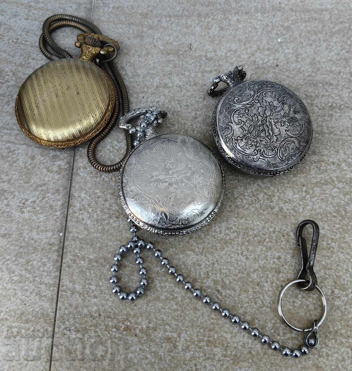 LOT CEASURI DE BUZUNAR CU CUARȚ CEAS DE BUZUNAR - 7 LOT CEASURI DE BUZUNAR CU CUARȚ CEAS DE BUZUNAR - 7