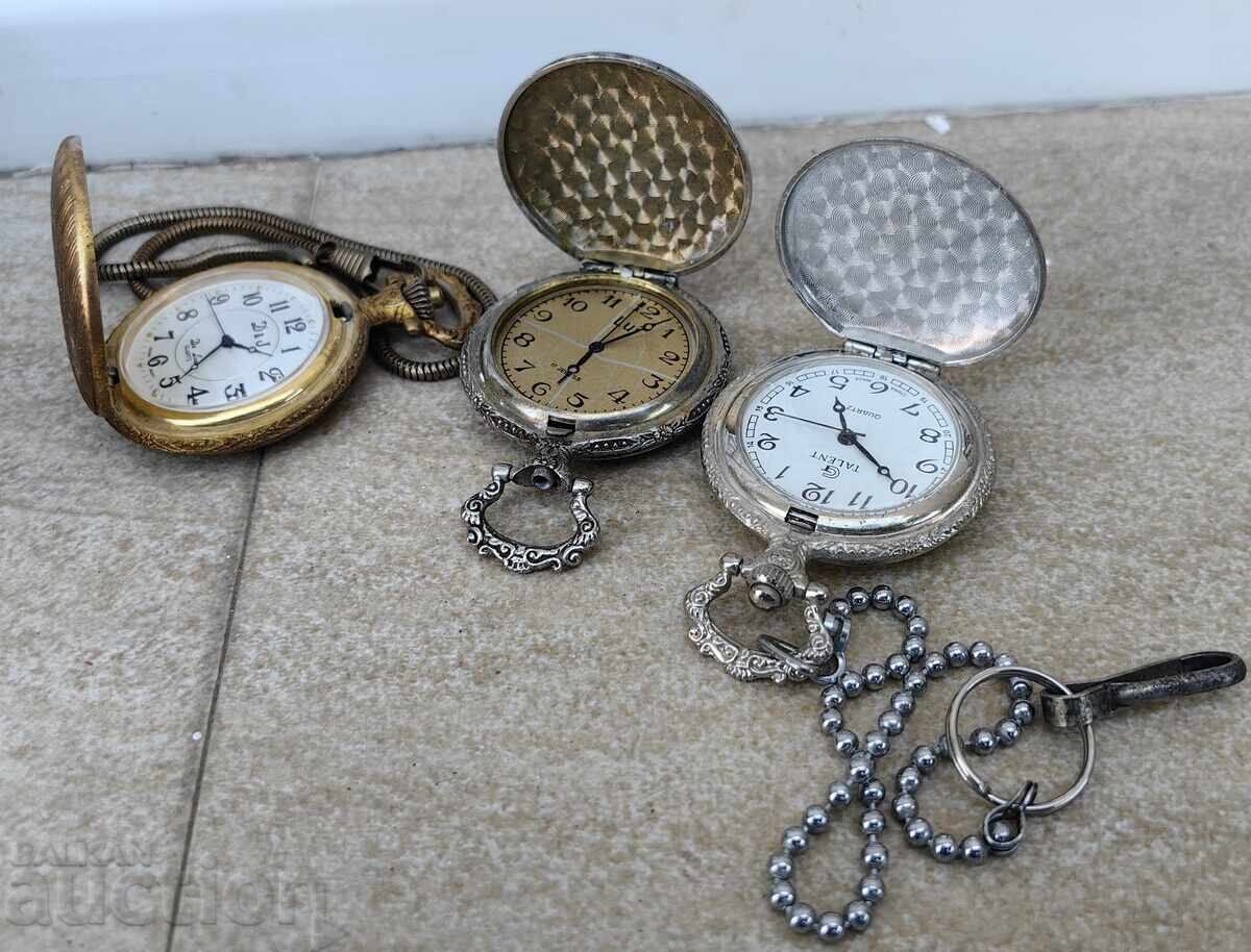 LOT CEASURI DE BUZUNAR CU CUARȚ CEAS DE BUZUNAR LOT CEASURI DE BUZUNAR CU CUARȚ CEAS DE BUZUNAR