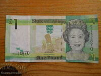 1 pound 2010 - Jersey ( VF )