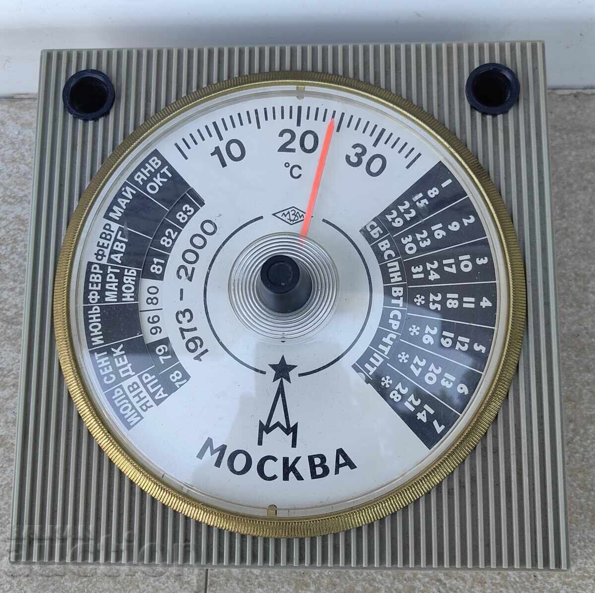 SOVIET THERMOMETER DESKTOP CALENDAR I DON'T KNOW HOW IT FUNCTIONS