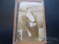 Old photo, cardboard